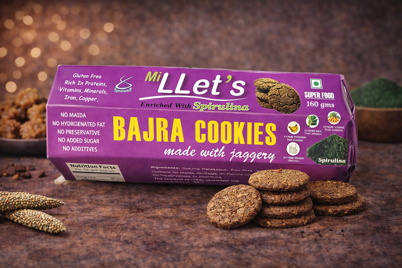 Bajra Cookies – Pearl Millet