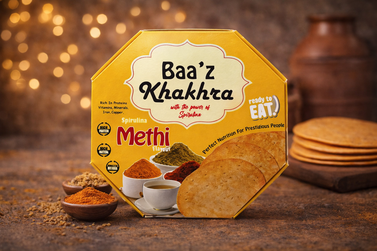 Baa’z Khakhra – Methi